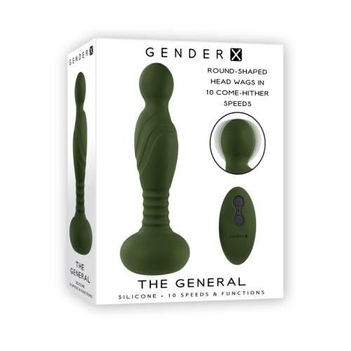 Gender X El General Verde Potente Vibrador para el Punto G