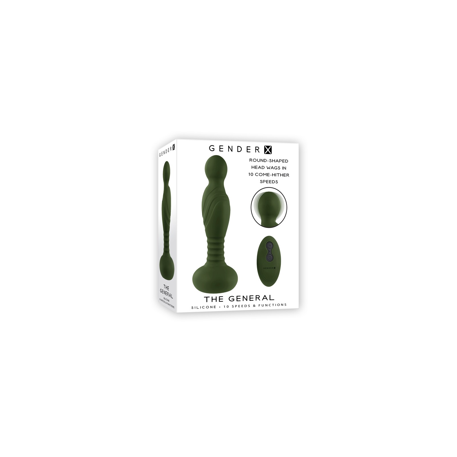 Gender X El General Verde Potente Vibrador para el Punto G