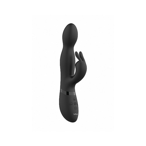 Vibrador Conejo Rotatorio 360° VIVE NIVA en Negro