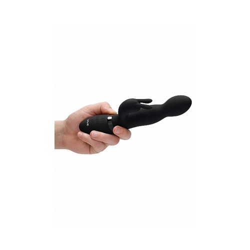 VIVE NIVA 360° Rotating Rabbit Vibrator in Black