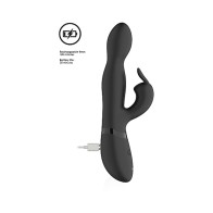 Vibrador Conejo Rotatorio 360° VIVE NIVA en Negro