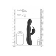 Vibrador Conejo Rotatorio 360° VIVE NIVA en Negro