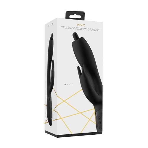 Vibrador Conejito NILO Recargable con Rotación