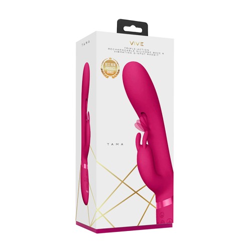 Vibrador Conejito de Silicona Recargable VIVE TAMA