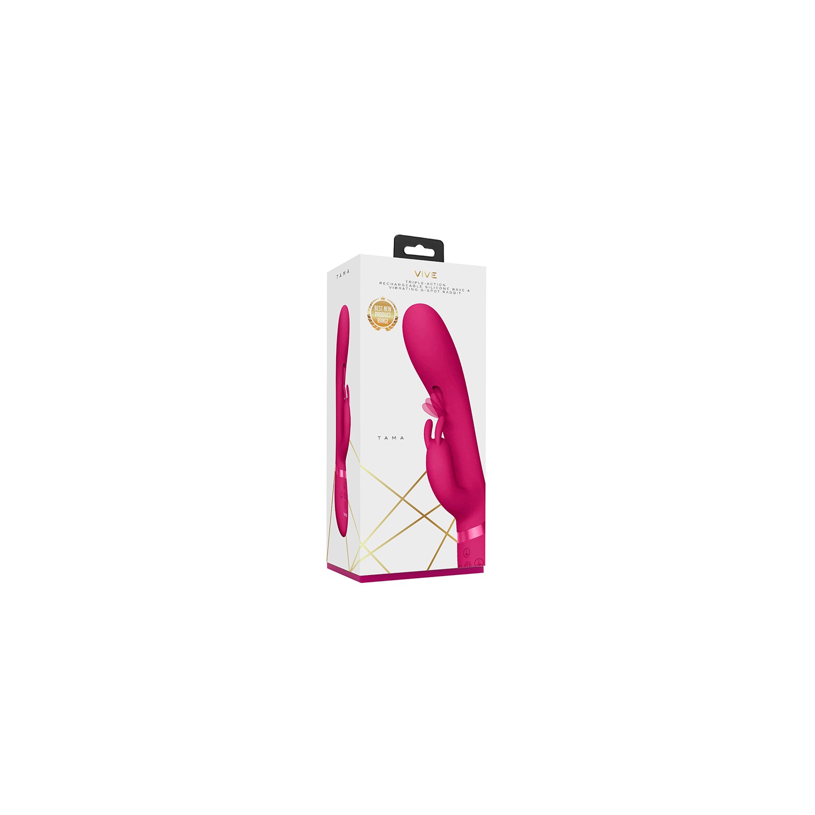 Vibrador Conejito de Silicona Recargable VIVE TAMA