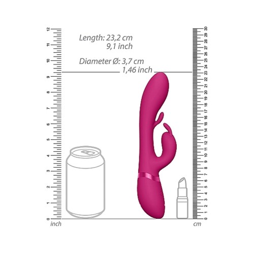 Vibrador Conejito de Silicona Recargable VIVE TAMA