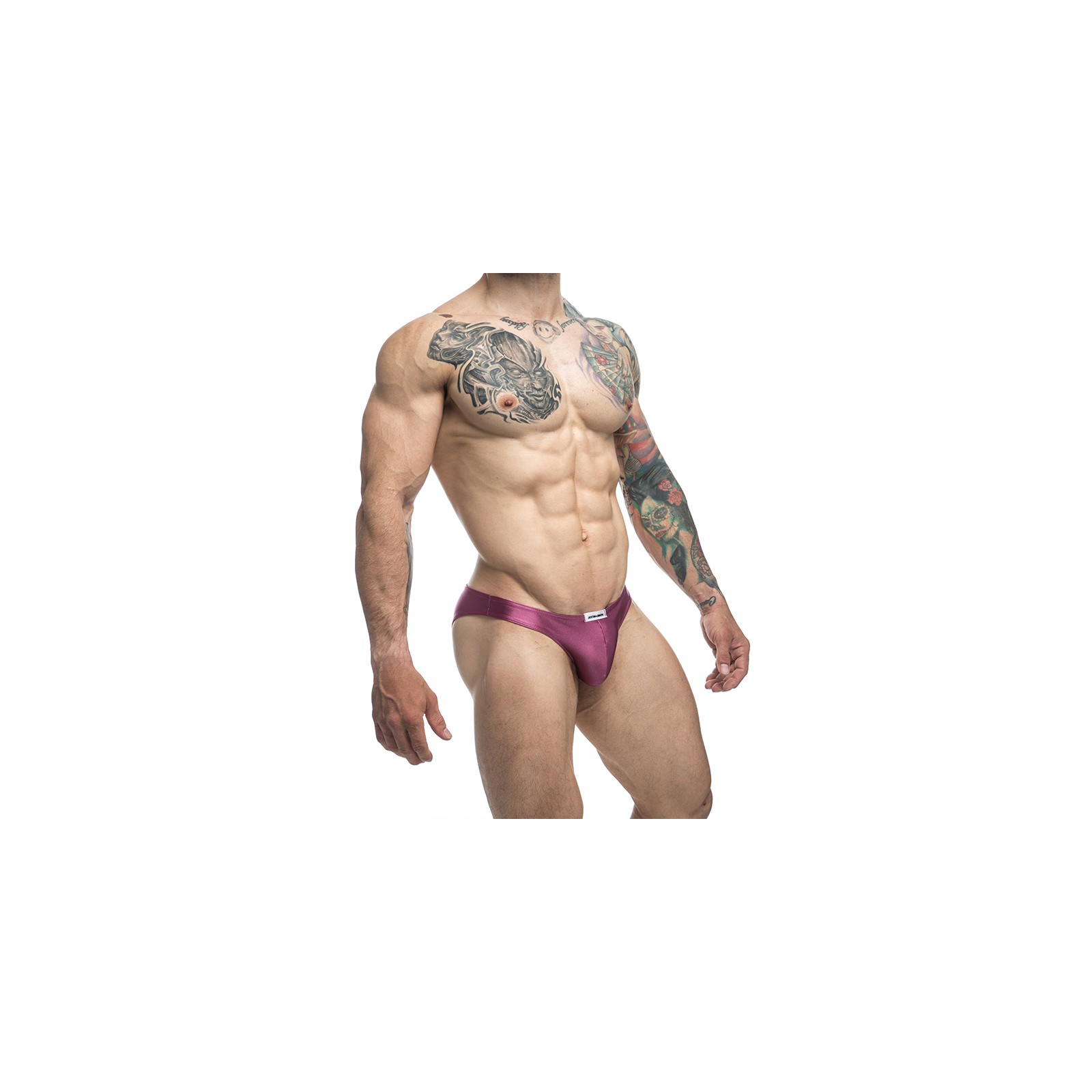 MaleBasics JUSTIN + SIMON Bikini Clásico Vino S