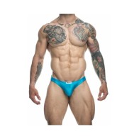 Bikini Clásico Turquesa MaleBasics JUSTIN + SIMON - Ajuste Cómodo