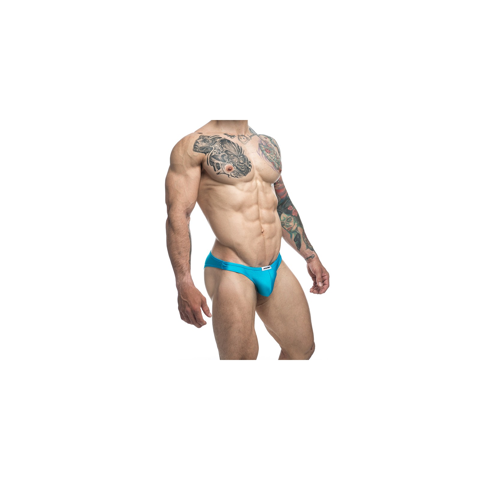 MaleBasics JUSTIN + SIMON Bikini Clásico Turquesa 2XL