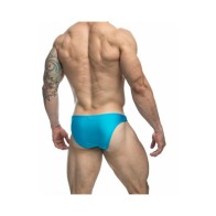 MaleBasics JUSTIN + SIMON Bikini Clásico Turquesa 2XL