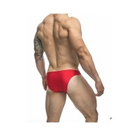 MaleBasics JUSTIN + SIMON Classic Bikini Red 2XL