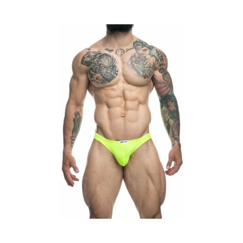 MaleBasics JUSTIN + SIMON Classic Bikini Neon Green L