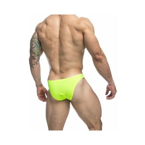 MaleBasics JUSTIN + SIMON Classic Bikini Neon Green L