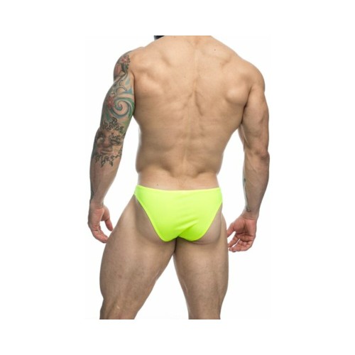 MaleBasics JUSTIN + SIMON Classic Bikini Neon Green 2XL