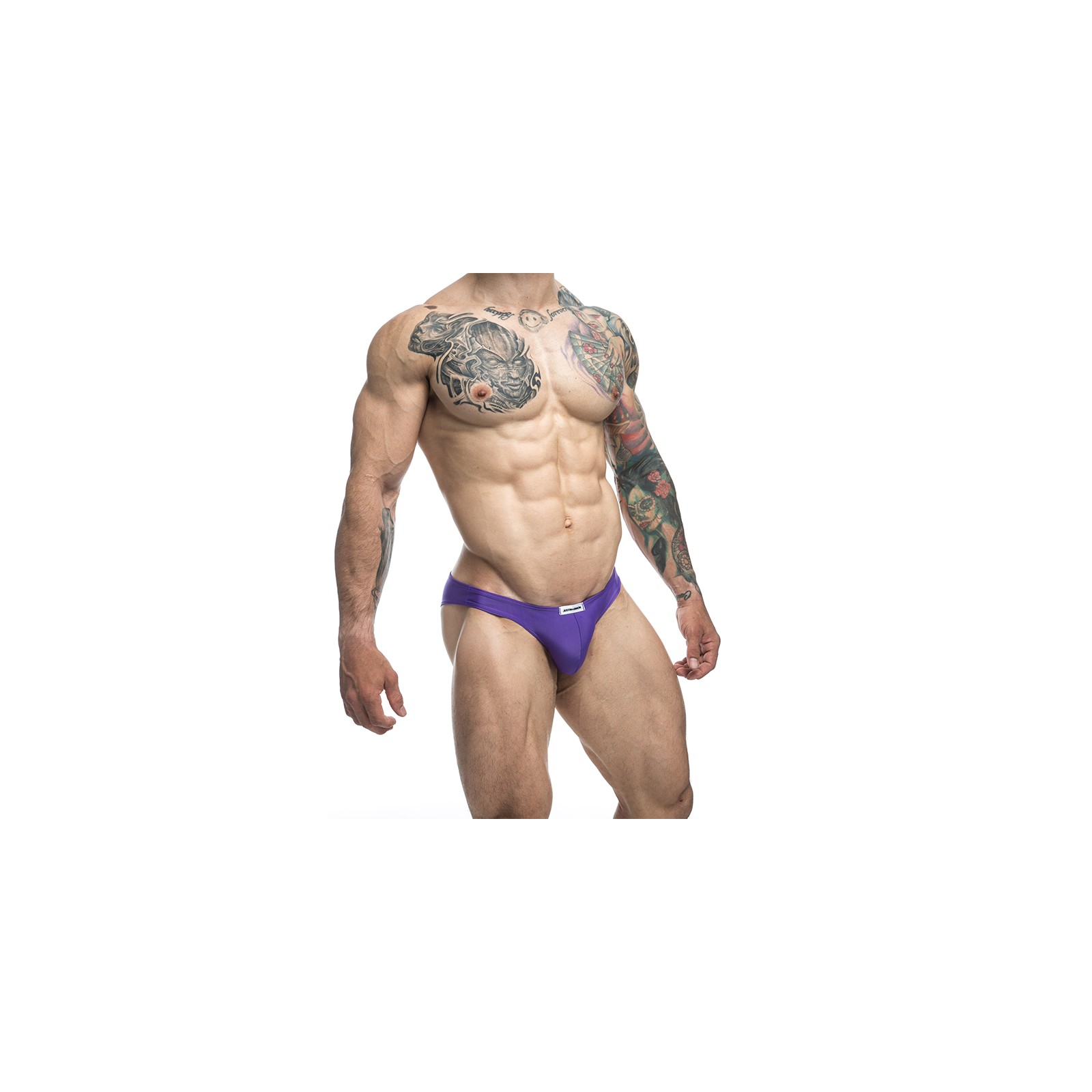 MaleBasics JUSTIN + SIMON Bikini Clásico Púrpura 2XL