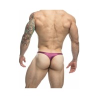 Tanga Clásico JUSTIN + SIMON de MaleBasics - Vino 2XL