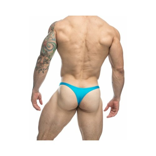 MaleBasics JUSTIN + SIMON Tanga Clásico Turquesa L