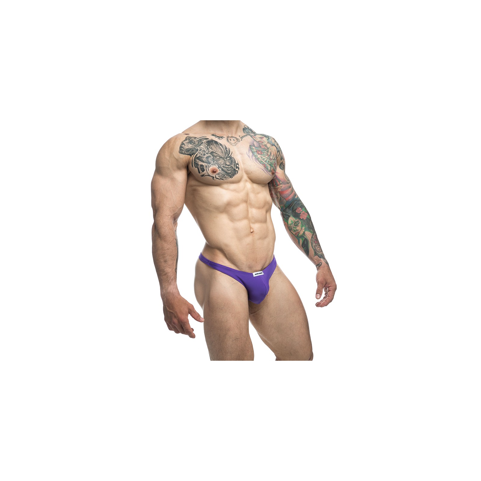 MaleBasics JUSTIN + SIMON Classic Tanga Purple L