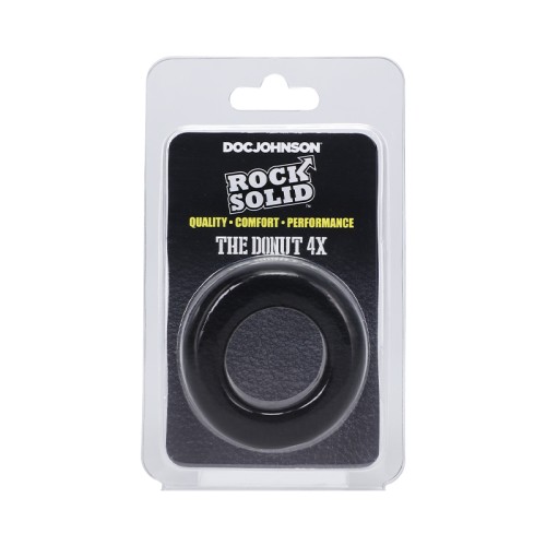 Anillo C Donut Rock Solid 4X para Placer Prolongado