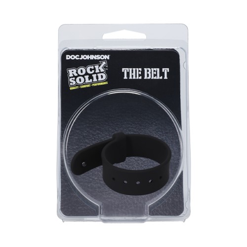 Rock Solid Adjustable Silcone C-Ring Black