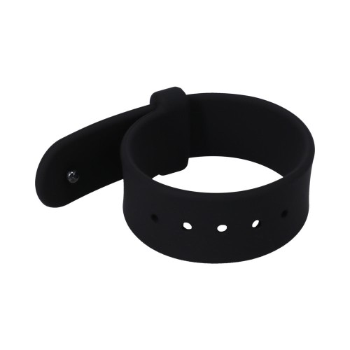 C-Ring de Silicona Ajustable Rock Solid Negro