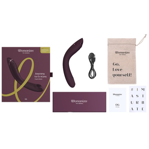 Womanizer OG Rechargeable G-Spot Air Stimulator Aubergine