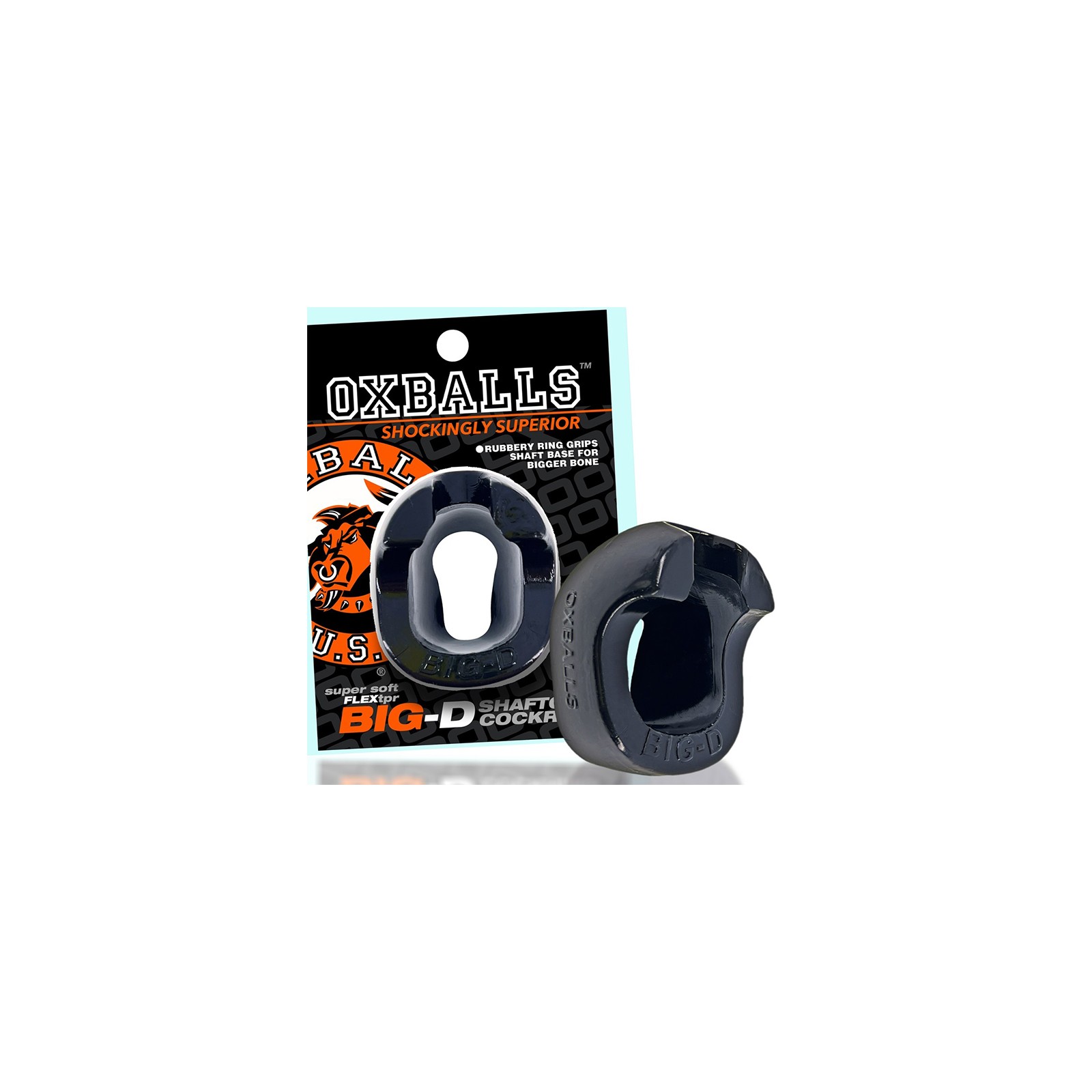 Cockring Oxballs Big-D Grip para un Placer Aumentado