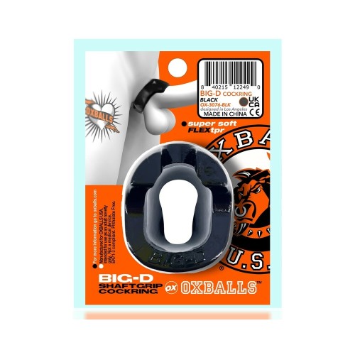 Cockring Oxballs Big-D Grip para un Placer Aumentado