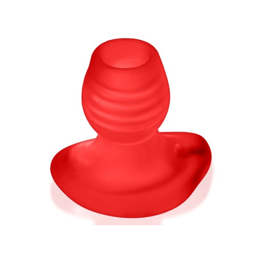 Oxballs Glowhole-1 Plug Anal Hueco con Inserto LED Pequeño Rojo Morph