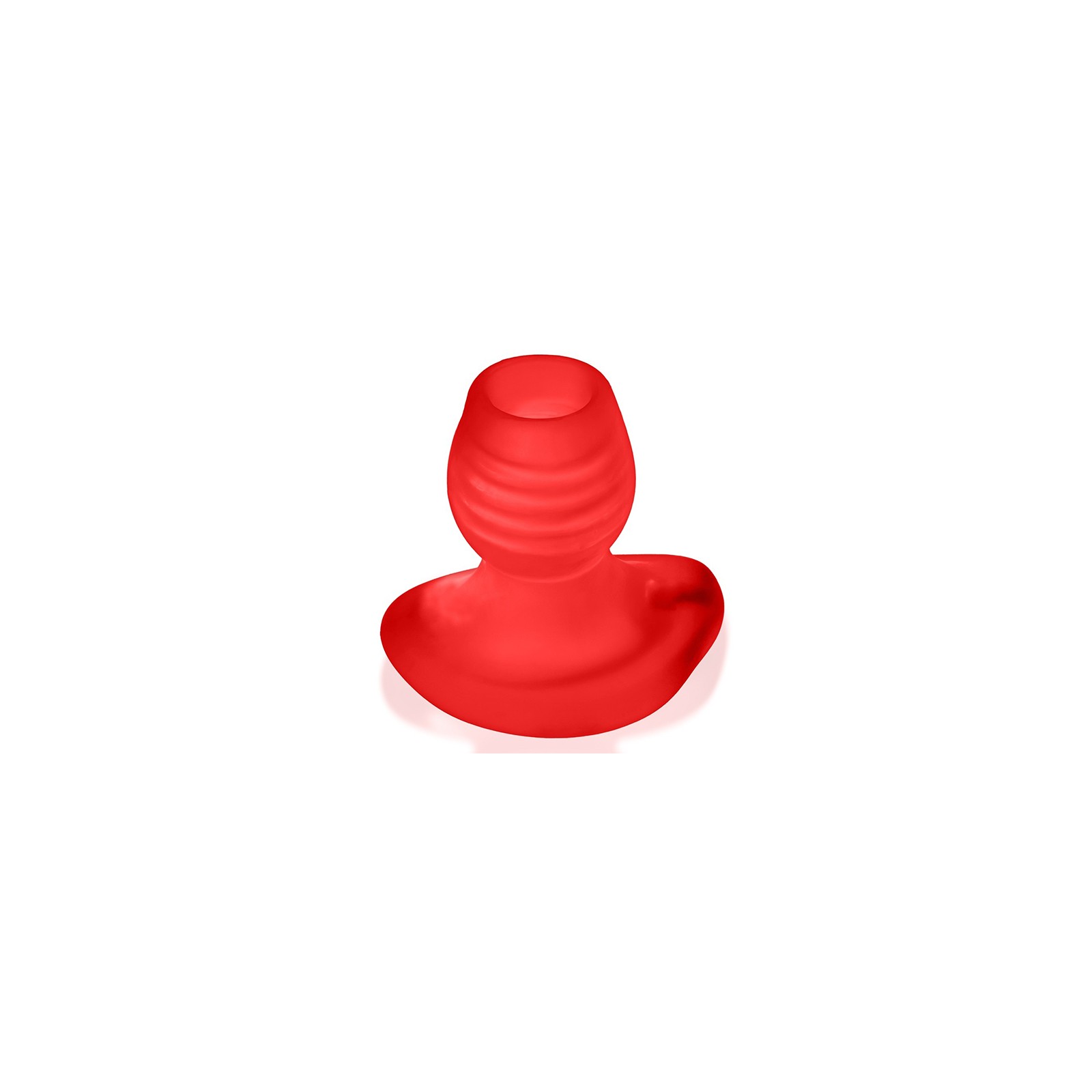 Oxballs Glowhole-1 Hollow Buttplug With LED Insert Small Red Morph