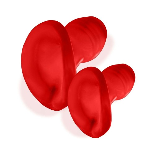 Oxballs Glowhole-1 Plug Anal Hueco con Inserto LED Pequeño Rojo Morph