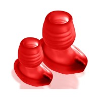 Oxballs Glowhole-1 Plug Anal Hueco con Inserto LED Pequeño Rojo Morph