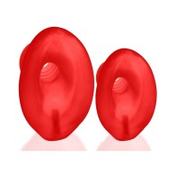 Oxballs Glowhole-1 Plug Anal Hueco con Inserto LED Pequeño Rojo Morph