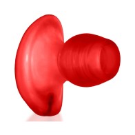 Oxballs Glowhole-1 Plug Anal Hueco con Inserto LED Pequeño Rojo Morph