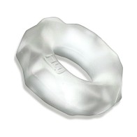 Hunkyjunk Fractal Tactile Cockring - Clear Ice for Comfort