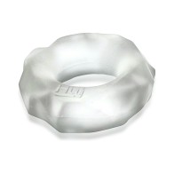 Hunkyjunk Fractal Tactile Cockring - Clear Ice for Comfort