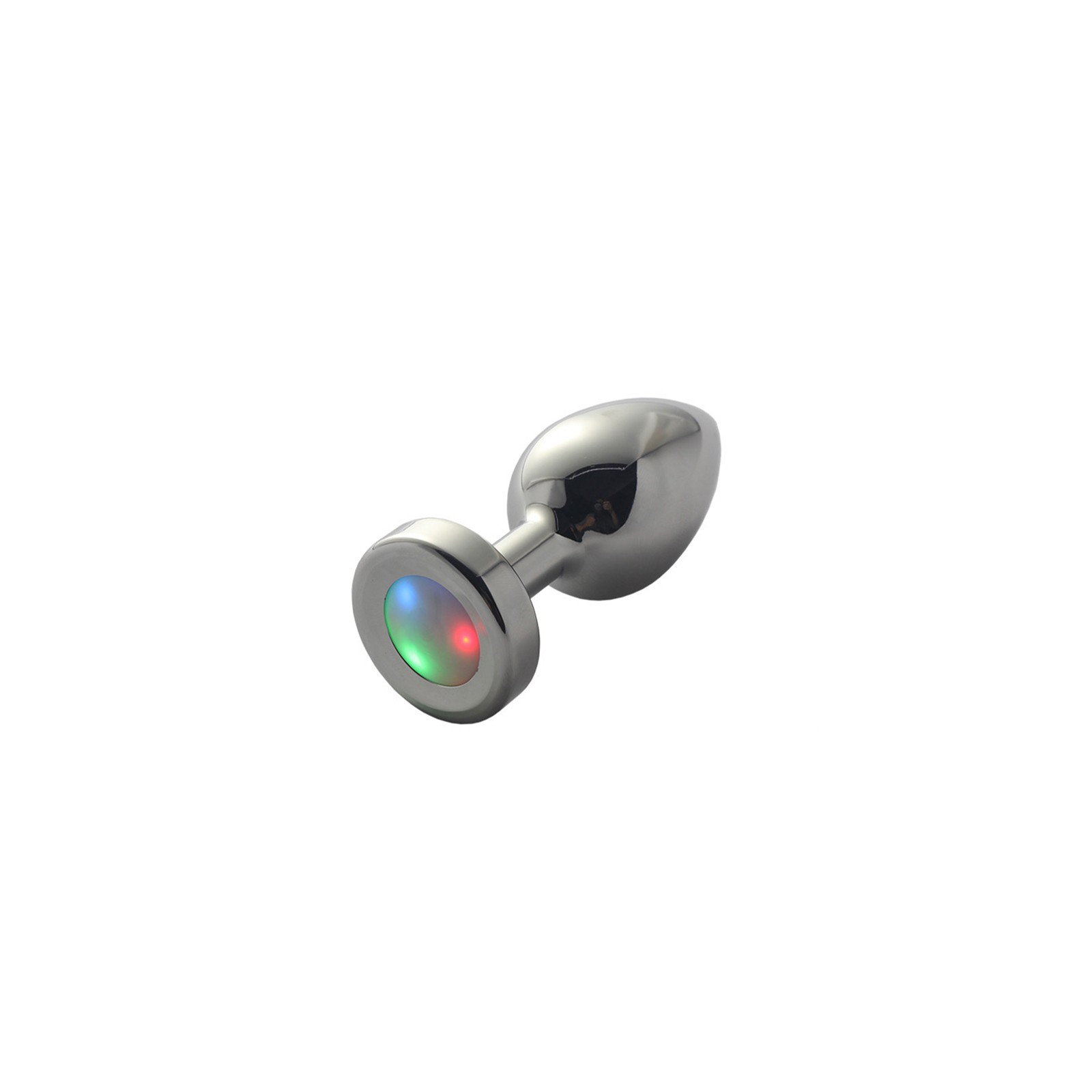 LED Light-Up Metal Anal Plug Small