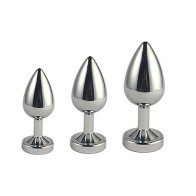 LED Light-Up Metal Anal Plug Small