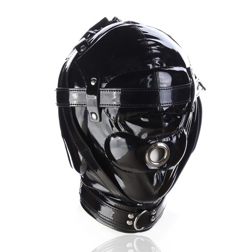 Ple'Sur Locking Deprivation Hood for BDSM Fun