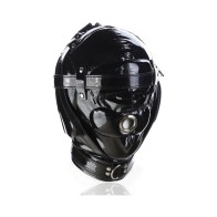 Ple'Sur Locking Deprivation Hood for BDSM Fun