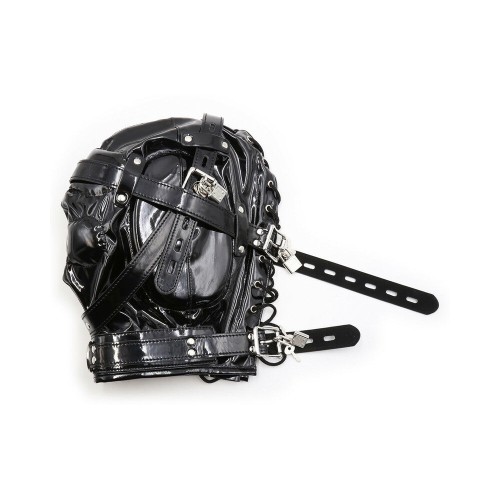 Ple'Sur Locking Deprivation Hood for BDSM Fun