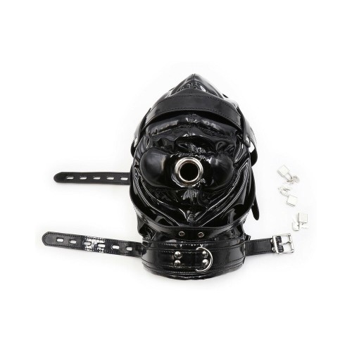 Ple'Sur Locking Deprivation Hood for BDSM Fun