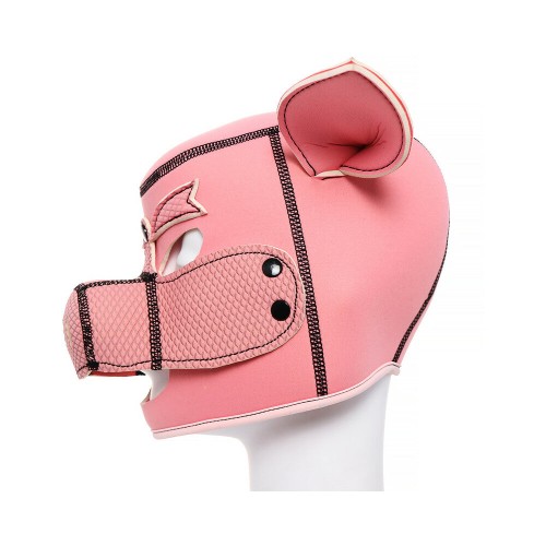 Ple'sur Neoprene Pig Mask Hood for Fun Play