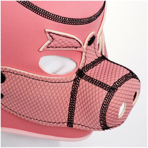 Ple'sur Neoprene Pig Mask Hood for Fun Play