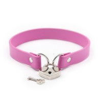 Heart Lock PVC Collar