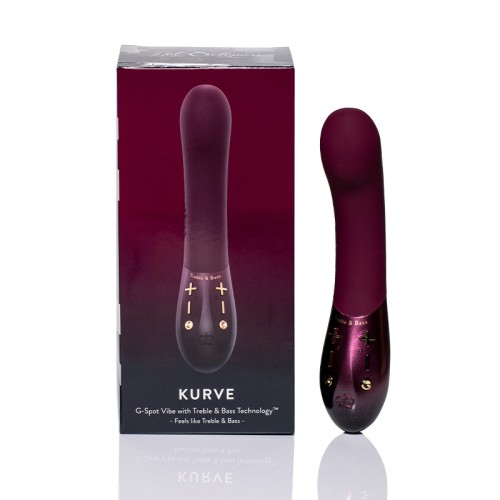 Vibrador Kurve para el Punto G Púrpura