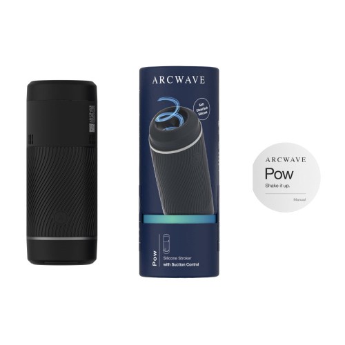 Arcwave Pow Masturbador De Silicona Con Control De Succión Negro