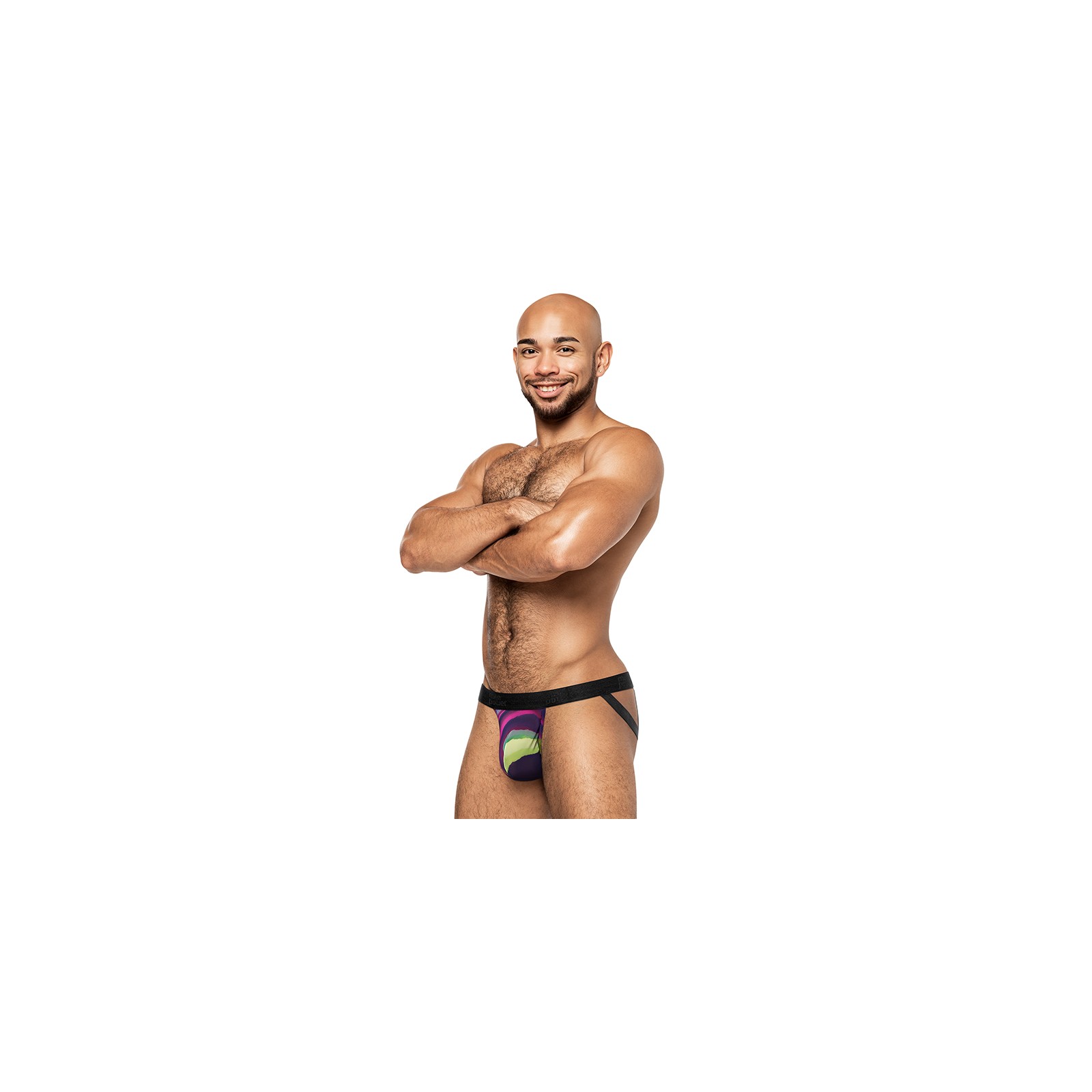 Male Power Galactic Strappy Ring Jock S/M