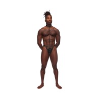 Male Power Fetish Tormentor G-String Body Harness for Bold Looks