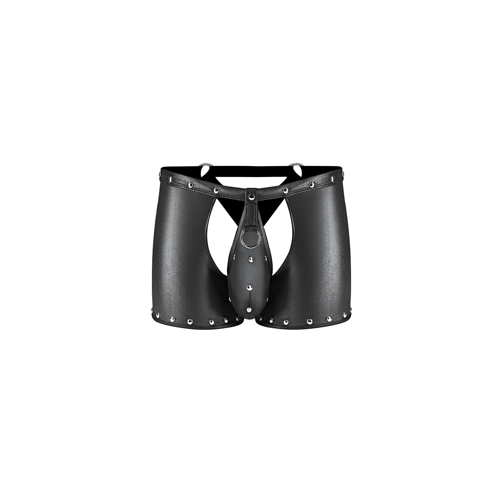 Male Power Fetish Poseidon Chap-Style Shorts - Black